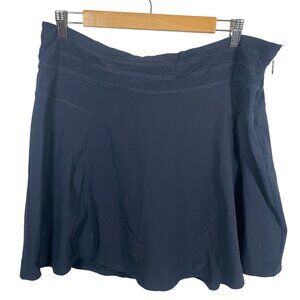 Athleta All Day Skort Jupe Womens 14 Blue Athleisure Tennis Golf Pickleball